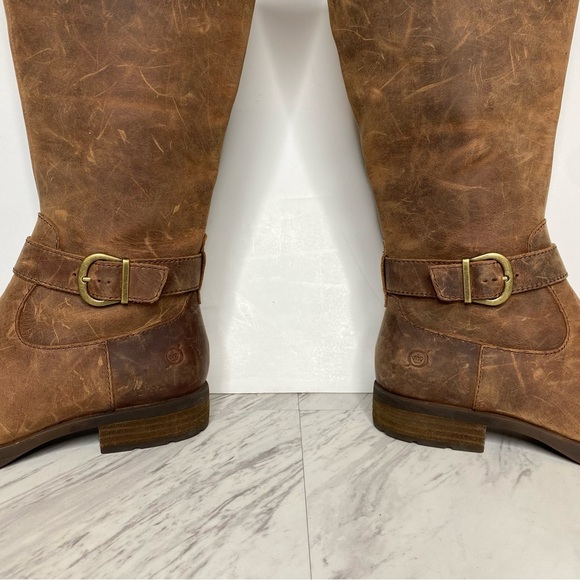 Born Braydon II Brown Tall Riding Boot 6M - Picture 8 of 15